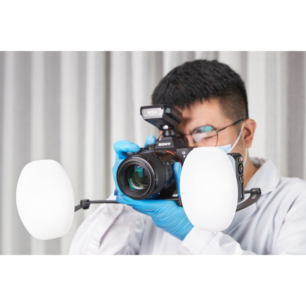 Godox MF12-DK1 / MF12-DK2 / MF12-DK3 Dental Macro Flash Kit Twin Dental Photography Macro-Flash Kit