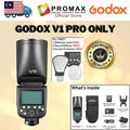 (Many Free Gift)!!Godox V1Pro V1 Pro V1C V1N V1S Flash Speedlight Round TTL Li-ion Round Head Camera Flash V1 Pro V1-Pro