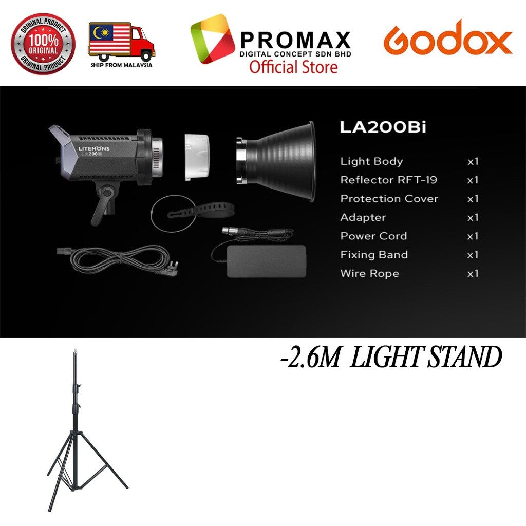 CHEAPEST! GODOX LITEMONS LA150D LA150BI LA200D LA200BI LA300BI Daylight / BIO COLOR LED CINTINUOUS LIGHT