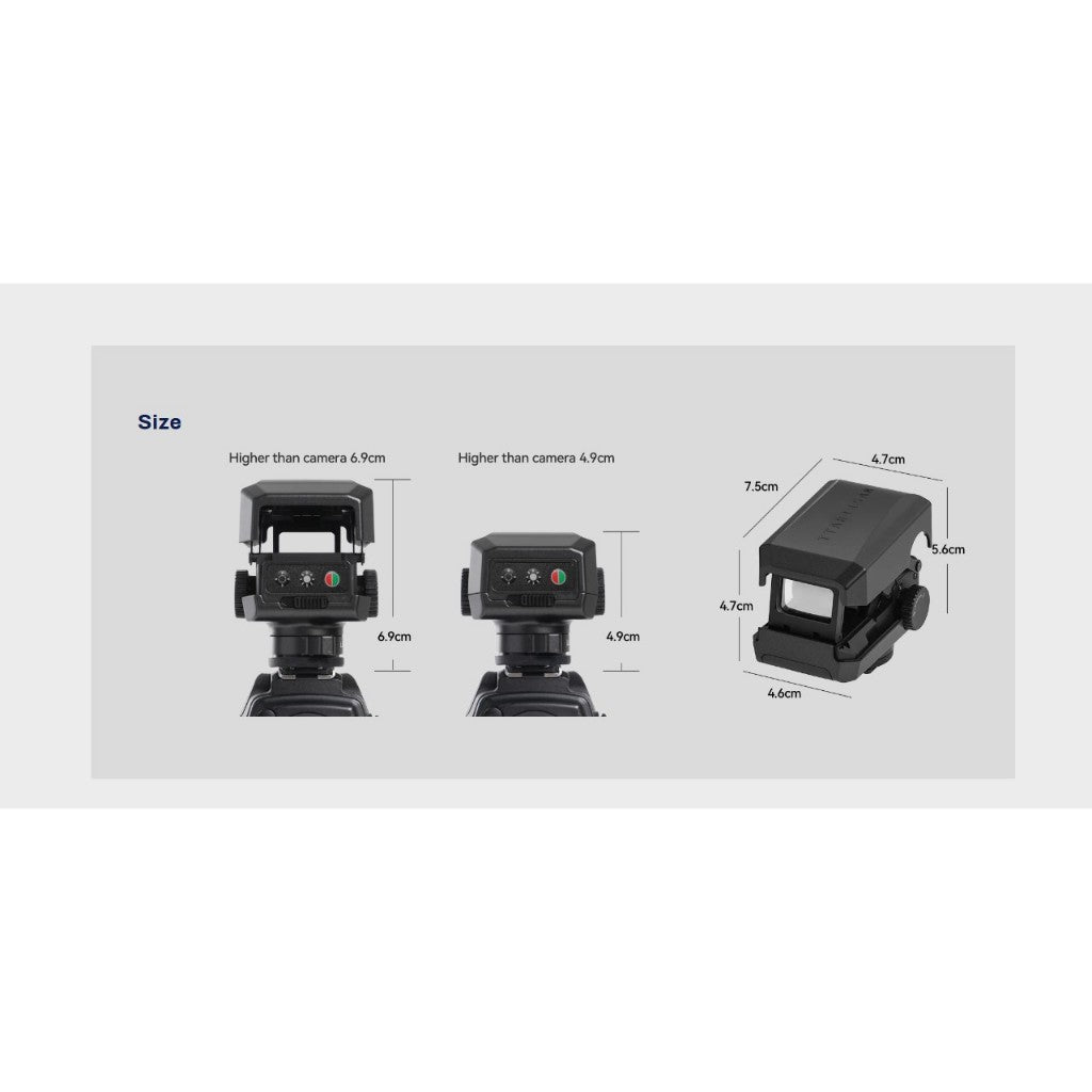 TTArtisan Dot Sight for Telephoto Lens Photography Accessories with Cold Shoe Mount Locking Design
