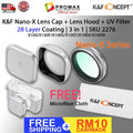 K&F Nano-X Lens Cap + Lens Hood + UV Filter 28 Layer Coating| 3 in 1 | SKU 2276 for X100/X100F/X100S/X100T/X100V/X100VI