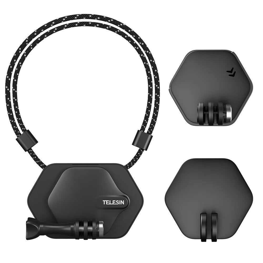TELESIN TE-MMK-001 Magnetic Bracket Expansion Set (Neck Mount/Quick Release) Neck Holder Mount