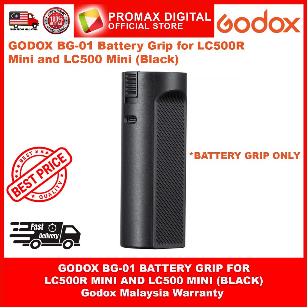 GODOX BG01 BATTERY GRIP FOR LC500R MINI AND LC500 MINI GODOX Photography BG-01