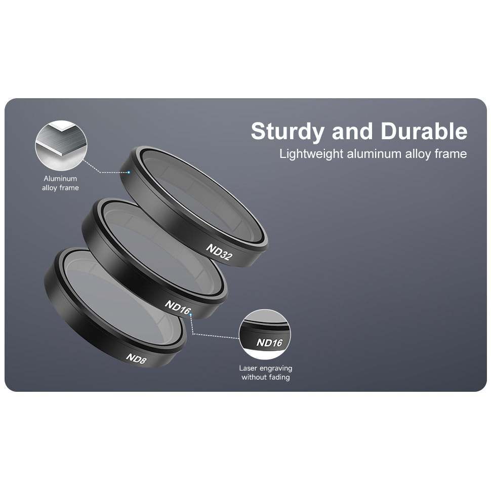 TELESIN Camera Filter Set