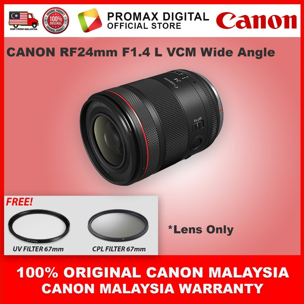 CANON RF24mm f1.4 L VCM Immersive Cinematic Wide Angle
