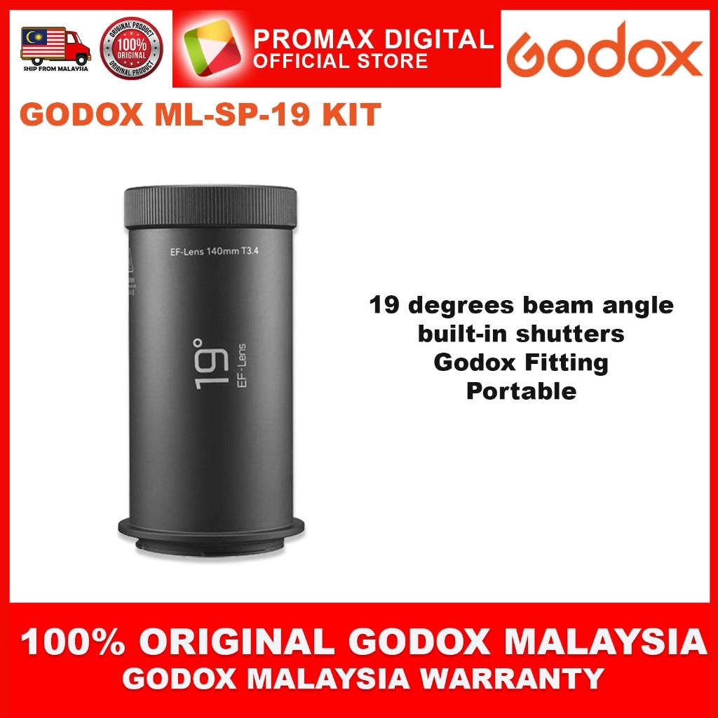 GODOX ML-SP-19 ML-SP-36 ML-SP-50 KIT PROJECTION ATTACHEMENT for ML100BI ML100R ML60IIBI
