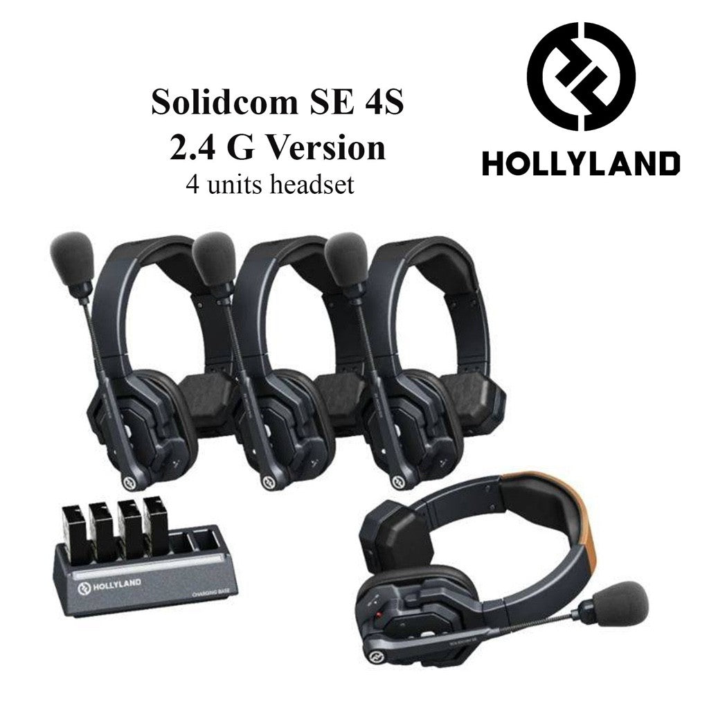 Hollyland Solidcom SE Wireless Waterproof Headset Intercom System with Noise Cancellation