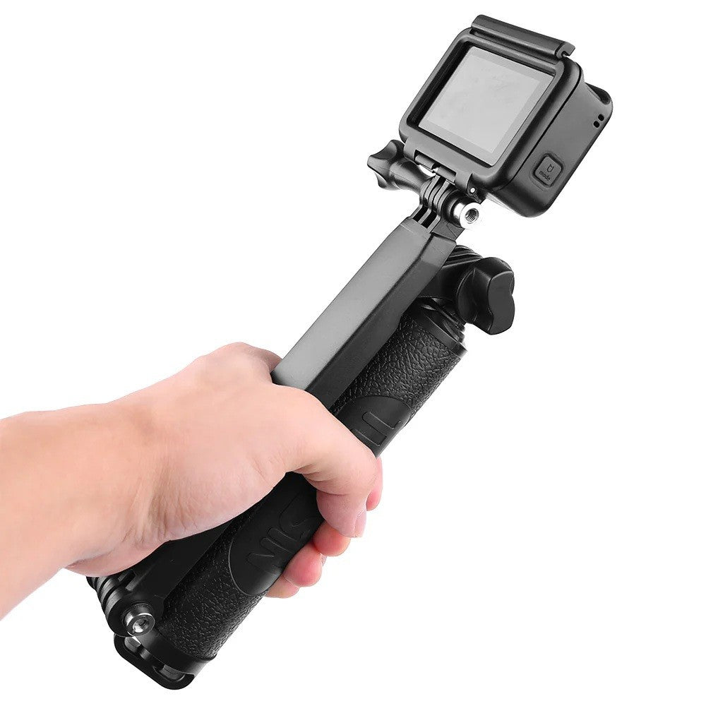 TELESIN GP-MFW-300 Waterproof Selfie Stick Floating Hand Grip + 3-Way Grip Arm Monopod Pole Tripod