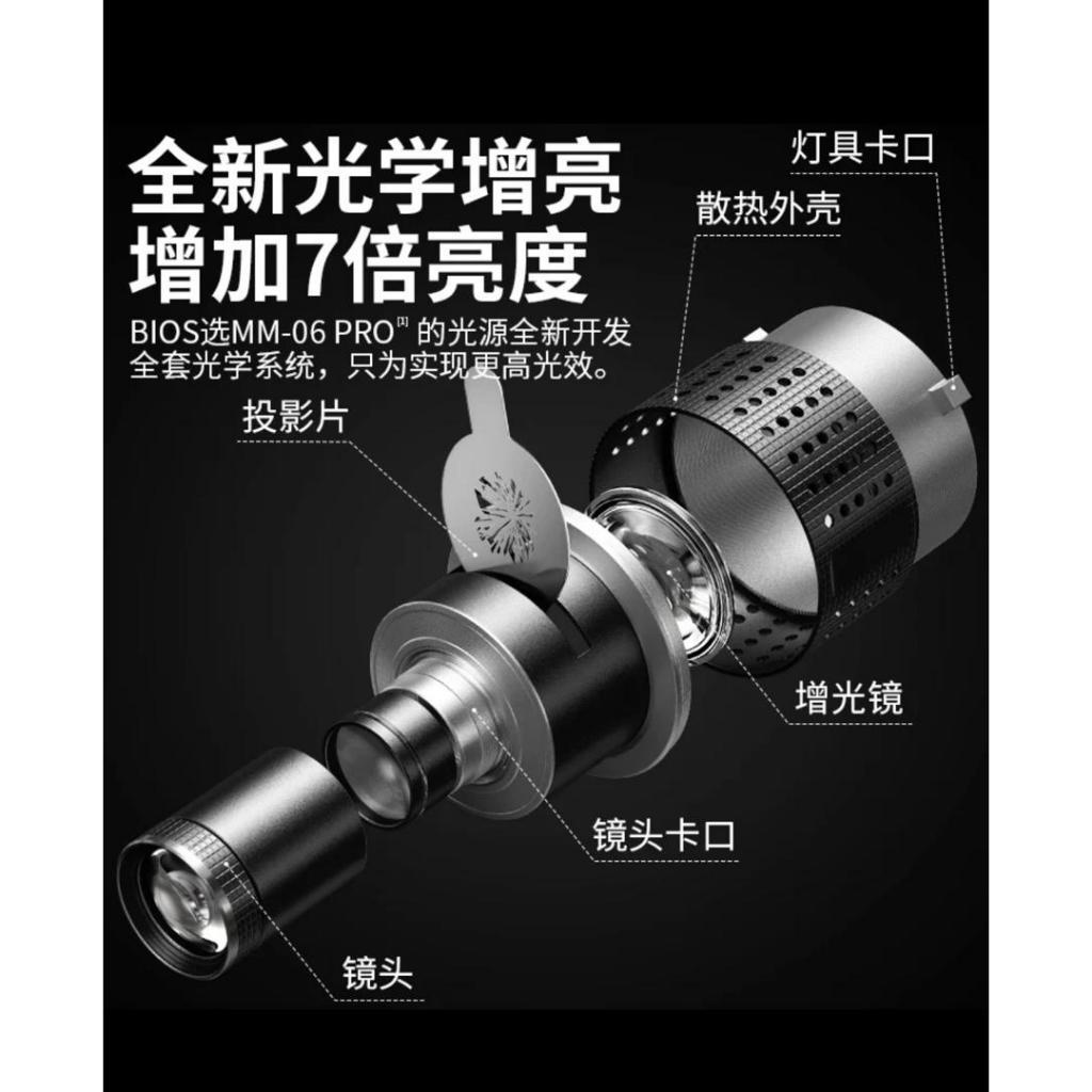 PROMAX Projection attachment MM-06 Pro  with 35pcs Gobo + Colour Gel with Bowens mount for Godox, Nanlite and Aputure