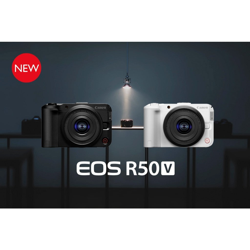 Canon EOS R50V with lens RF-S14-30mm F4-6.3 IS STM PZ Canon Malaysia R50 V 3years warranty HG-100TBR