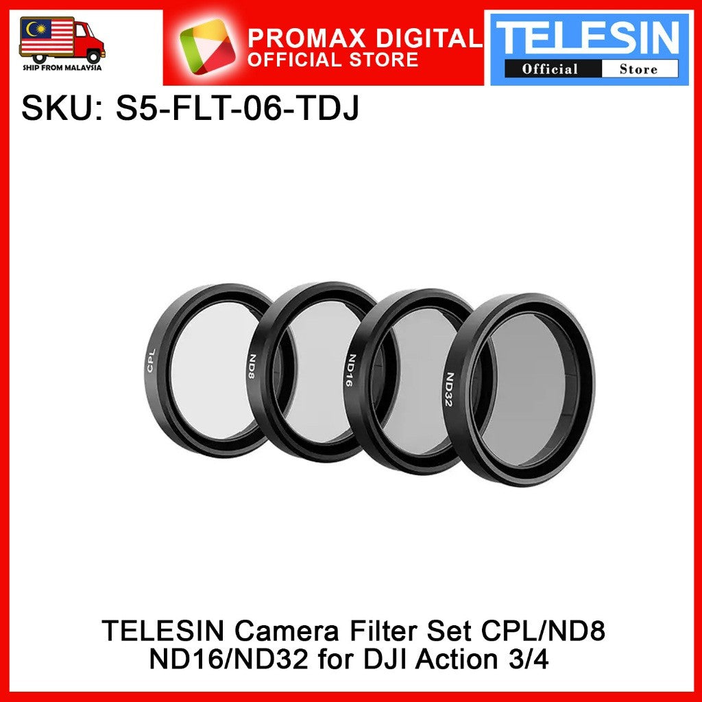 TELESIN Camera Filter Set