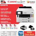 CANON MAXIFY GX5570 INK TANK PRINTERS INJEK BUSINESS PRINTERS FOR PRINT, SCAN & COPY, WIFI