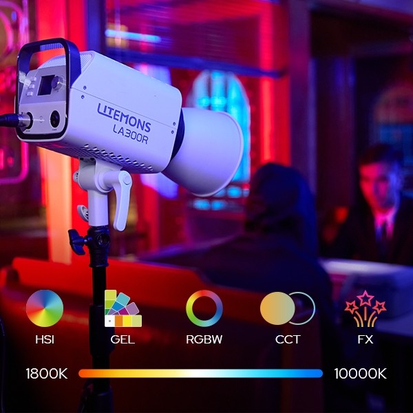 NEW!! Godox Litemons LA150R / LA300R RGB LED SET Monolight!!!
