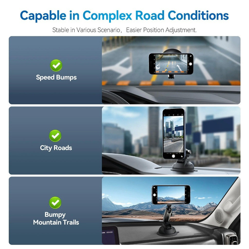 Telesin P3-SUS-02 Car Magsafe Suction Cup Mount