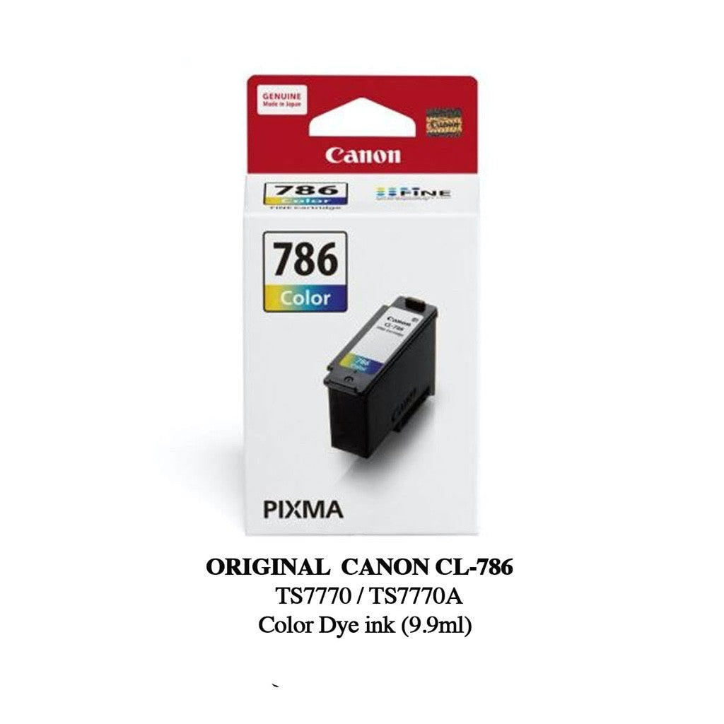 Canon PG-785 PG-785 XL CL-786 CL-786 XL Inkjet Consumable Ink Cartridge for Printer TS7770 / TS7770A