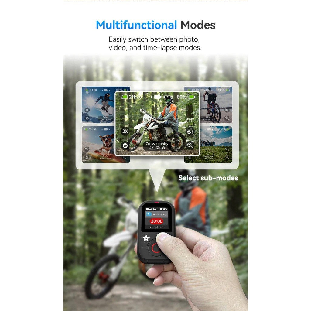 New! TELESIN S5-RMT-01-TGP Smart Wireless Remote Control Waterproof