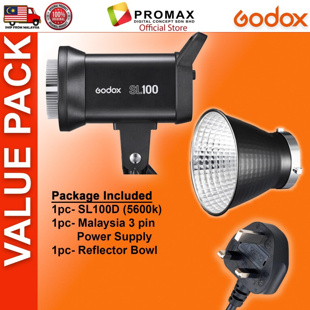 CHEAPEST! Godox SL100 SL100D SL100Bi with Lantern Octa 95cm 60x90cm Softbox Stand LED Video Light for Photo Studio