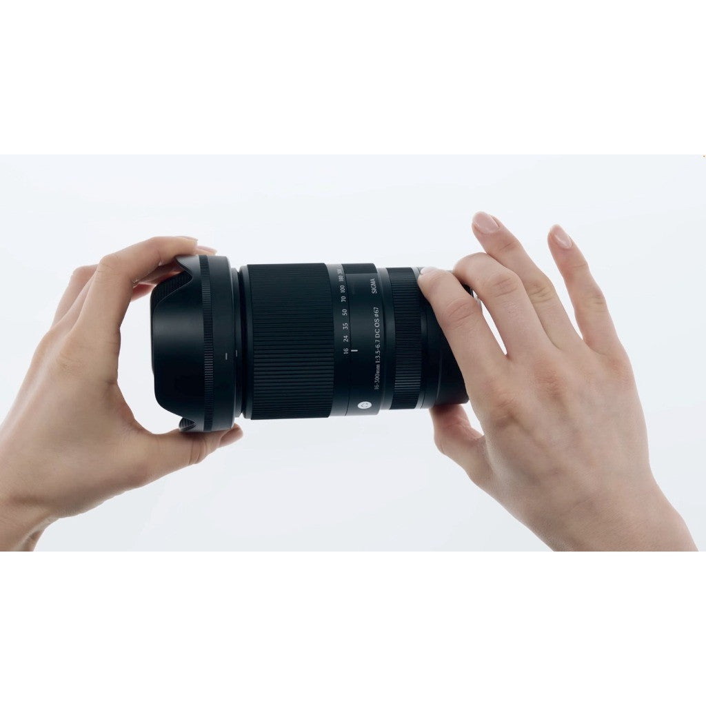SIGMA 16-300mm F3.5-6.7 Contemporary LENS DC O (L /Sony E /Fuji X /Canon RF Mount)(FREE UV67+CPL67+CLEANING KIT)