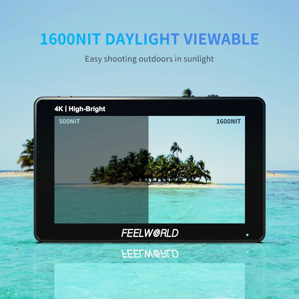 FEELWORLD F6 Plus X 5.5 inch 1600 nits High Bright Monitor (Malaysia Local Warranty)
