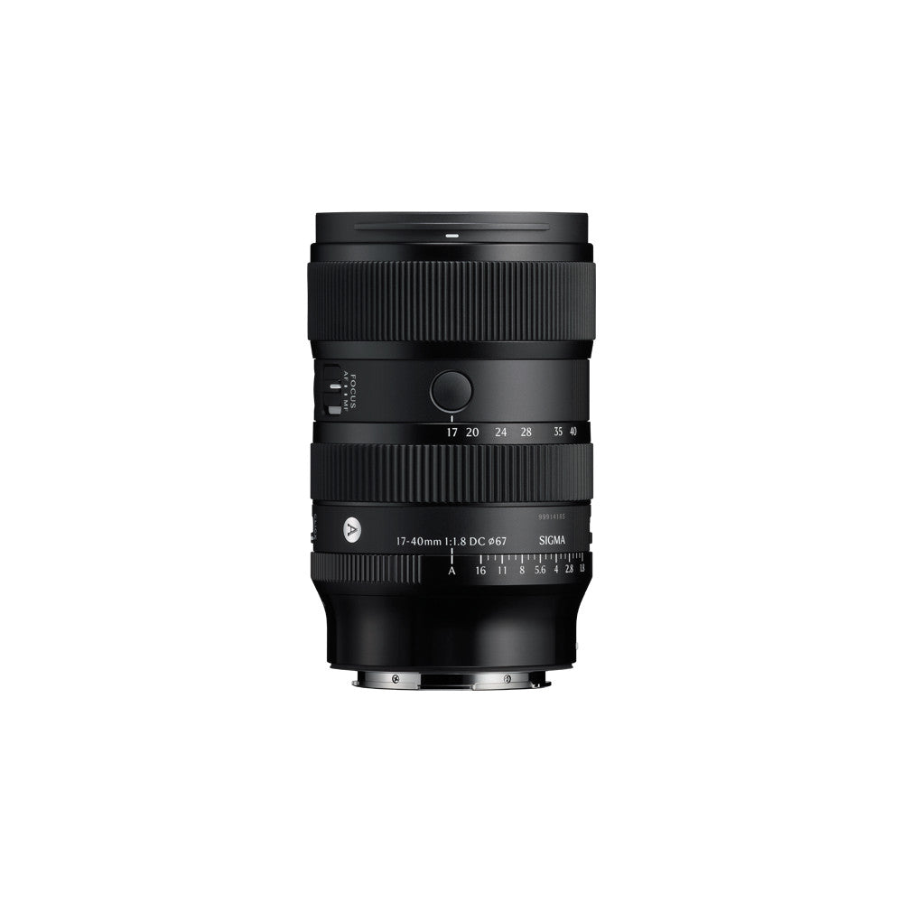 SIGMA 17-40mm F1.8 ART DC Lens (Sony E / Leica L / Fuji X / Canon RF)
