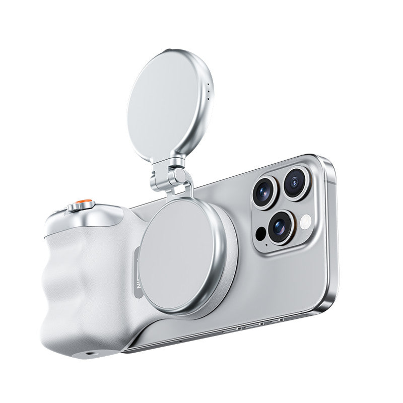 TELESIN Fun Shot 2 Magnetic Grip2 Selfie Ring Light Aluminum Alloy Tripod Funshot 2 Magnet Ring Phone P1-MP-10 P5-MP-001