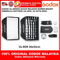 GODOX UL-SERIES 30x45cm 45x60cm 60x90cm 90x120cm 30x90cm UMBRELLA QUICK RELEASE SOFTBOX (BOWEN MOUNT) UL-BOX Octa-Box