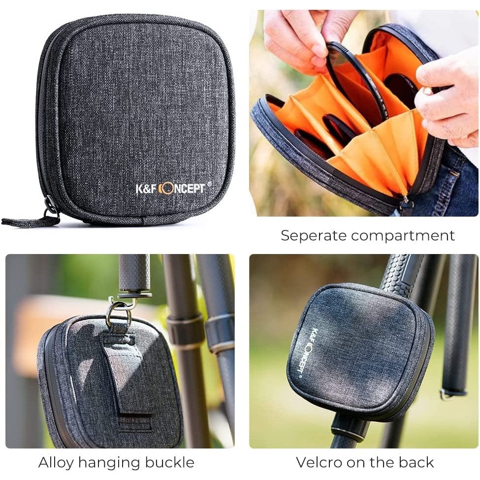 K&F Nano-X Series, ND4+ND8+ND64+ND1000 28 Multi-Layer | Include Bag | Waterproof & Scratch Resistant 82MM SKU.1636