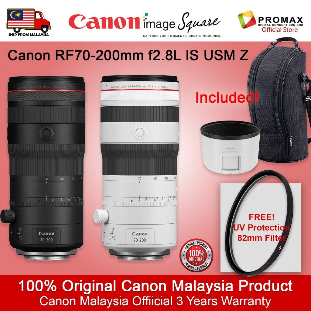 CANON RF70-200mm f2.8L IS USM Z Cinematic Telephoto Zoom Lens