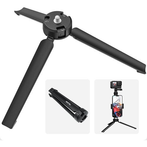 TELESIN Folding Aluminum Table Top Tripod GP-AAT-003-DZ
