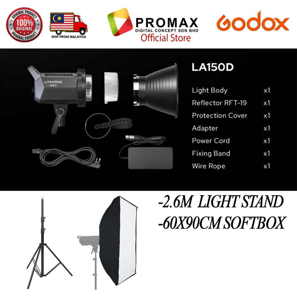 CHEAPEST! GODOX LITEMONS LA150D LA150BI LA200D LA200BI LA300BI Daylight / BIO COLOR LED CINTINUOUS LIGHT