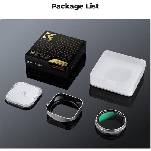 K&F Nano-X Lens Cap + Lens Hood + UV Filter 28 Layer Coating| 3 in 1 | SKU 2276 for X100/X100F/X100S/X100T/X100V/X100VI