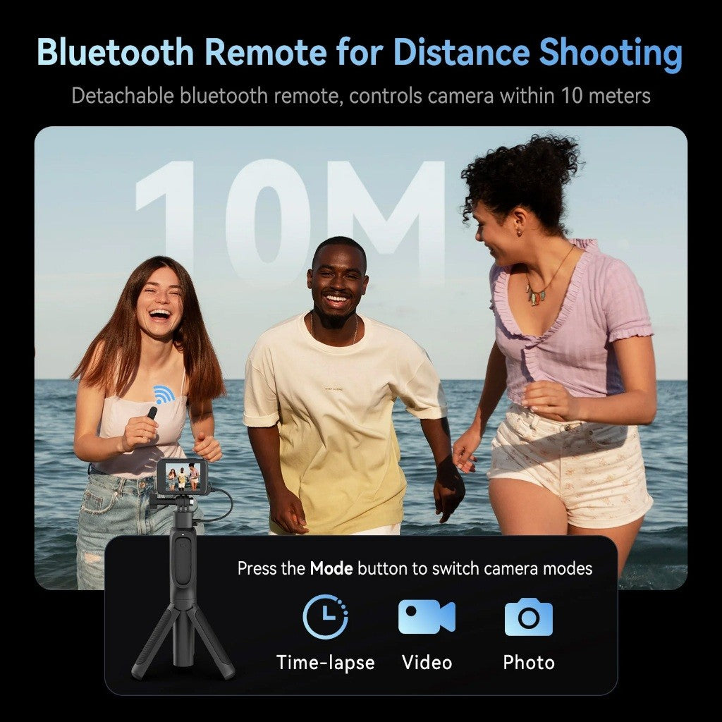 TELESIN S1-CSS-01-TGP 5000Mah 360 Rotation Charging Selfie Stick PowerBank Remote Control Tripod