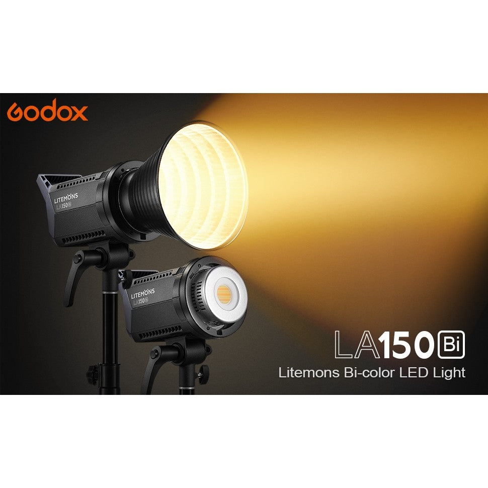 CHEAPEST! Godox LA150 LA150D LA150Bi with Lantern Octa 95cm 60x90cm Softbox Stand LED Video Light for Photo Studio