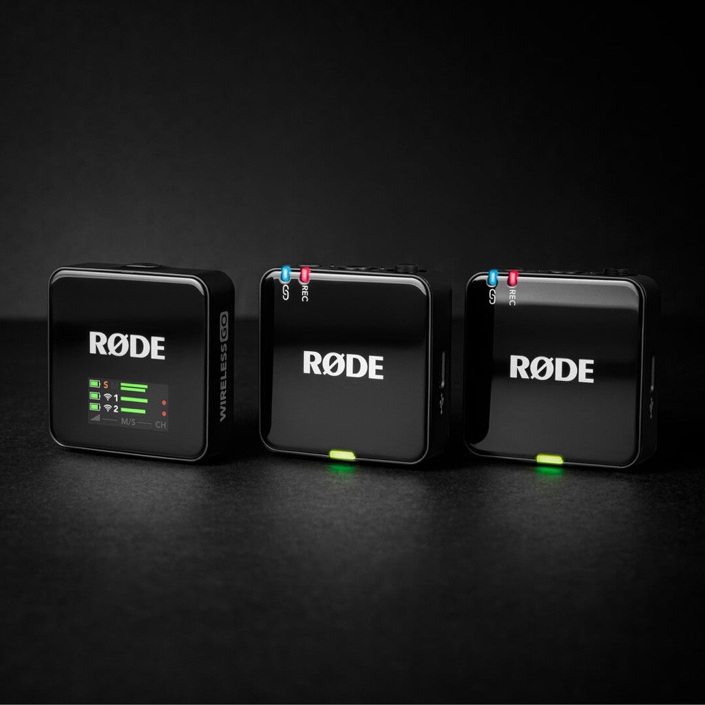 Rode Wireless GO III (Gen 3) Dual-channel Wireless Microphone System 2TX+1RX 32 bit float record