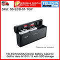 TELESIN Multifunctional Battery Charging Case