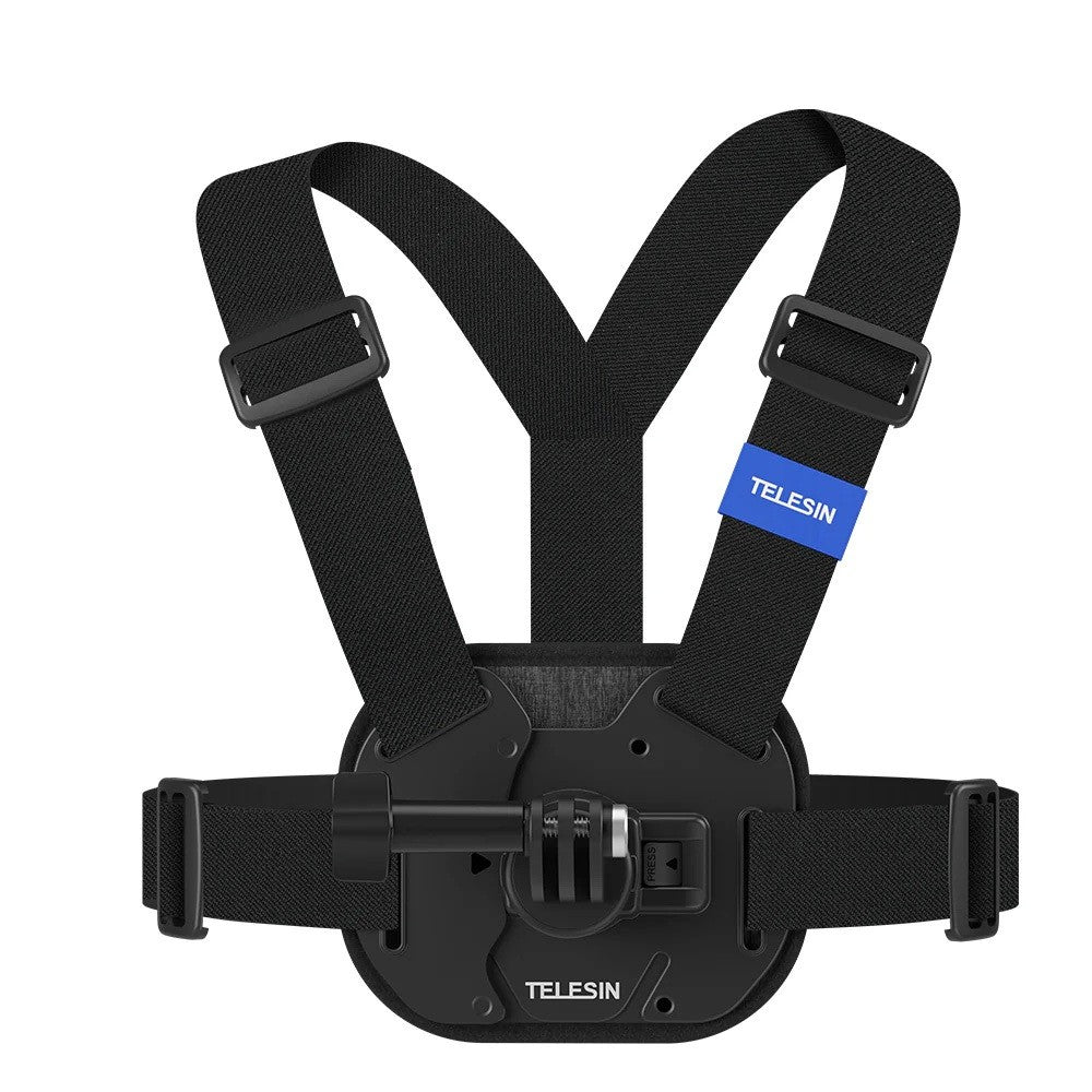 TELESIN S2-CGP-01 / S2-CGP-01GY Quick-Release Vest Chest Mount Strap Chesty for Action Cam Gopro Osmo Insta360 DJI