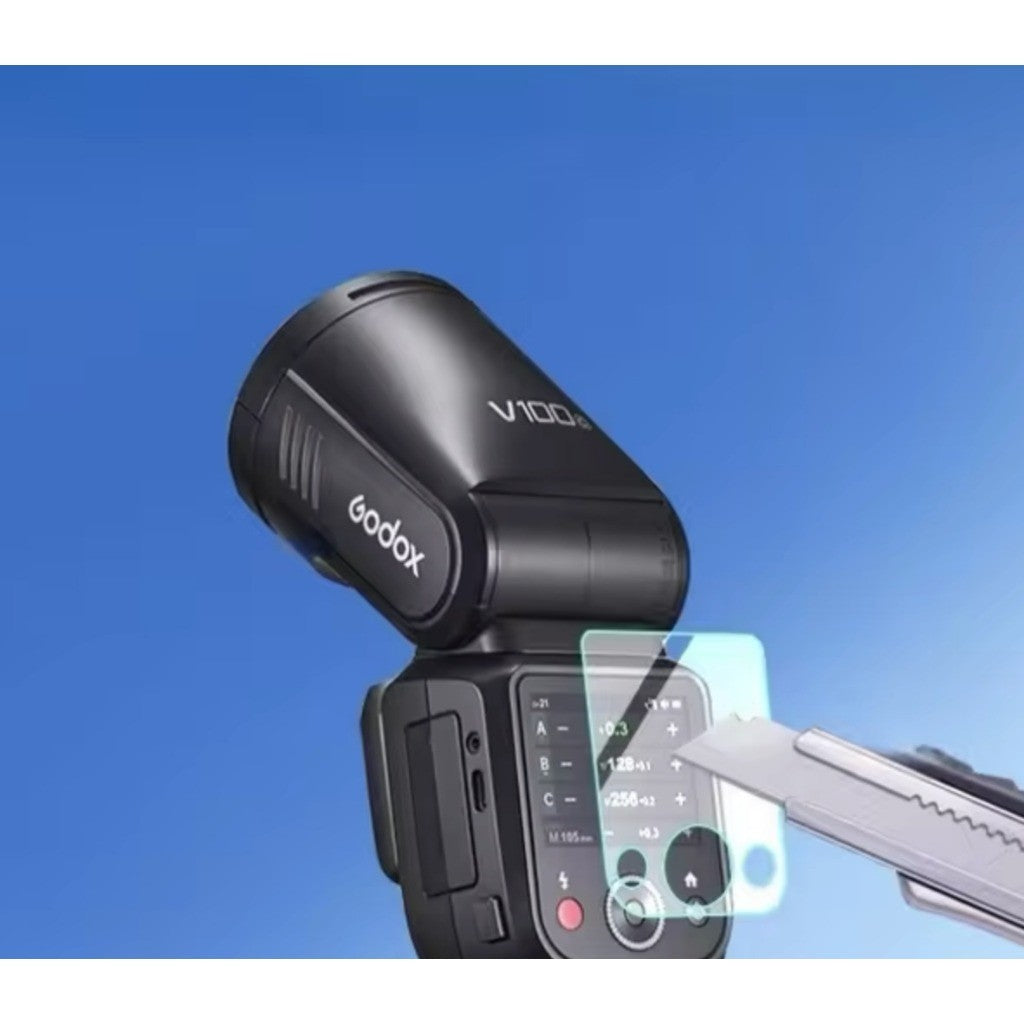 Promax Digital Tempered Glass Screen Protector for Godox V100 Flash