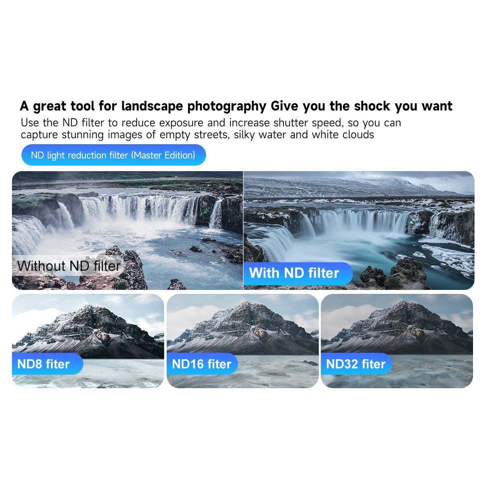 TELESIN Camera Filter Set