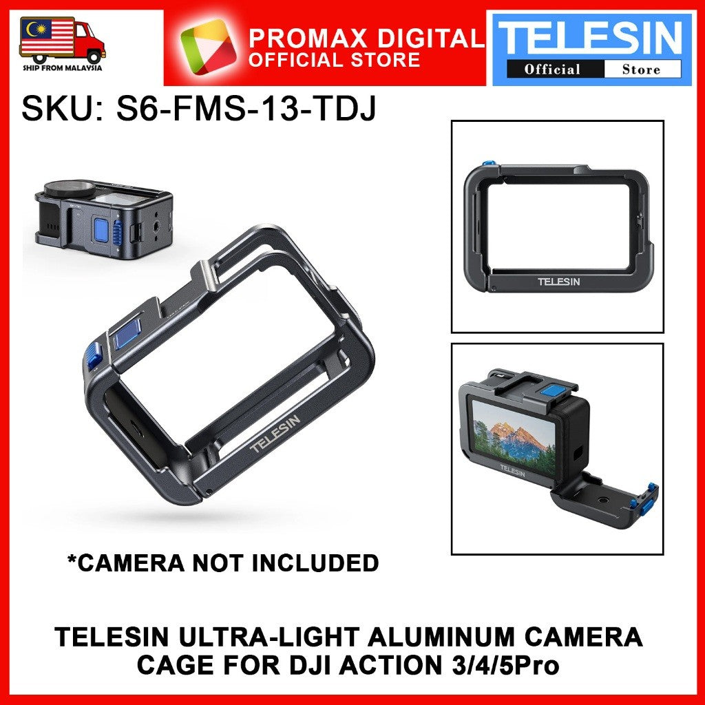 TELESIN ULTRA-LIGHT ALUMINUM CAMERA CAGE