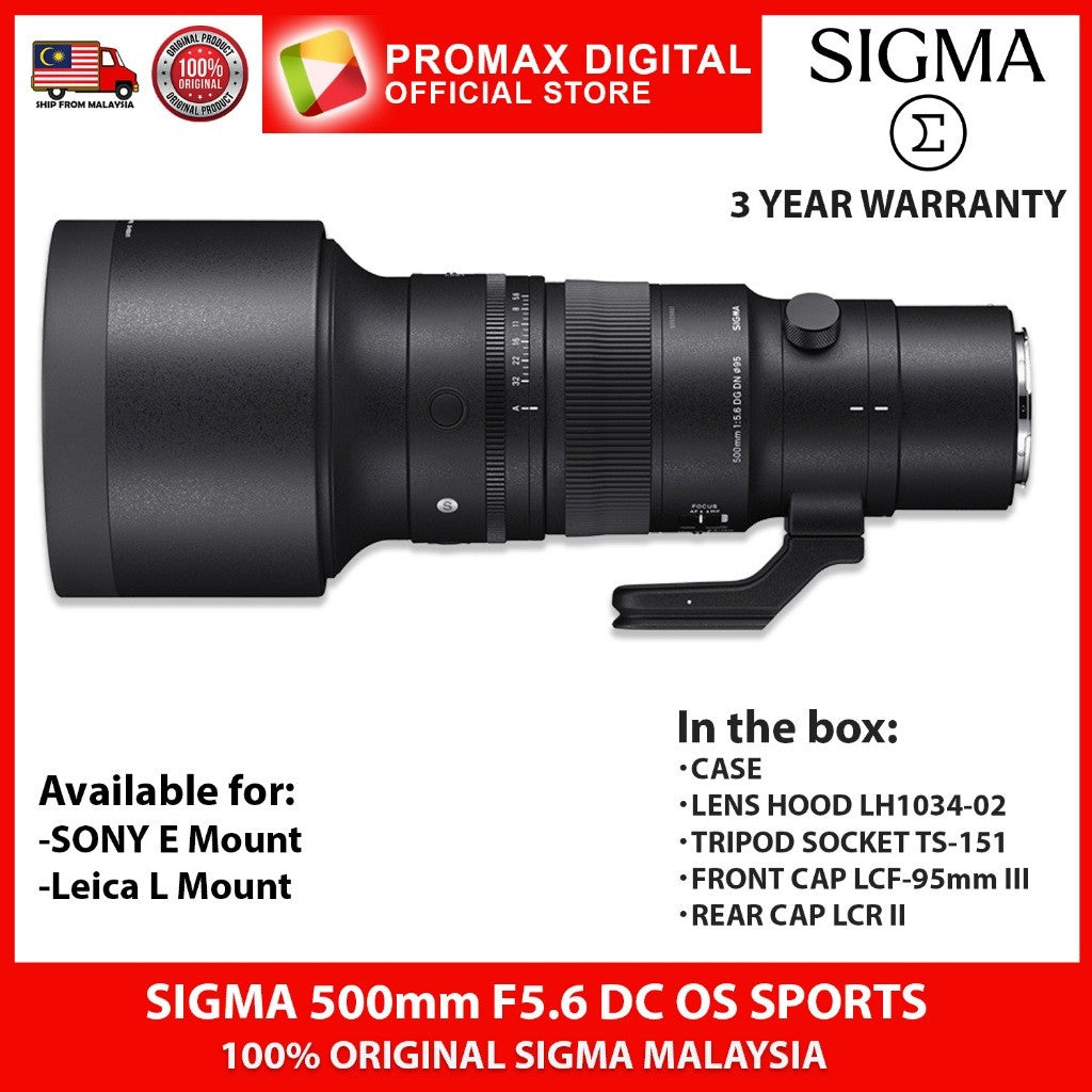 SIGMA 500MM F5.6 DG DN OS SPORTS (Sony E)