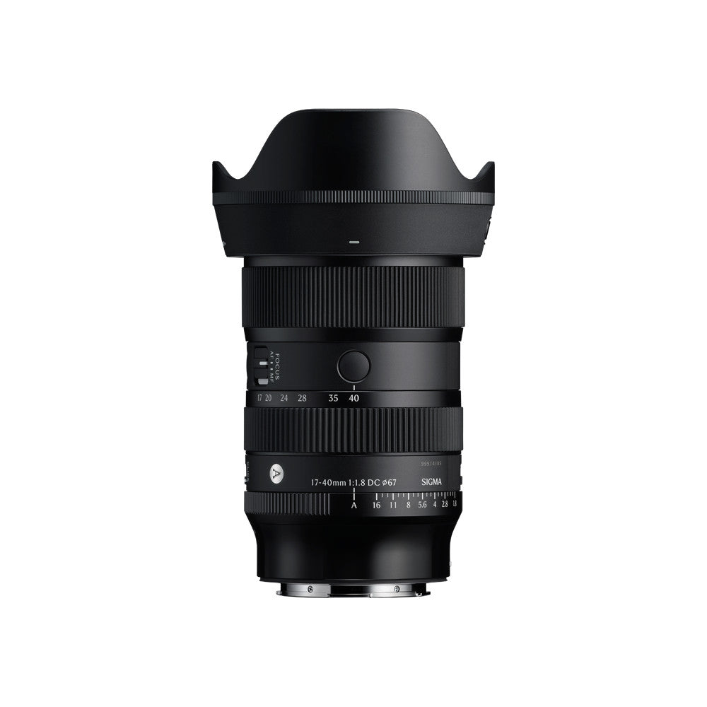 SIGMA 17-40mm F1.8 ART DC Lens (Sony E / Leica L / Fuji X / Canon RF)