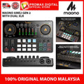 MAONO AME2 Gen 2 E2GEN2 Podcast Mixer Audio Audio Interface Sound Card with dual XLR Quick Mute Noise Reduction