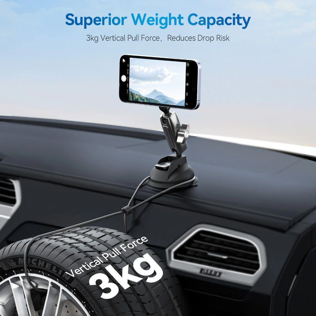 Telesin P3-SUS-02 Car Magsafe Suction Cup Mount