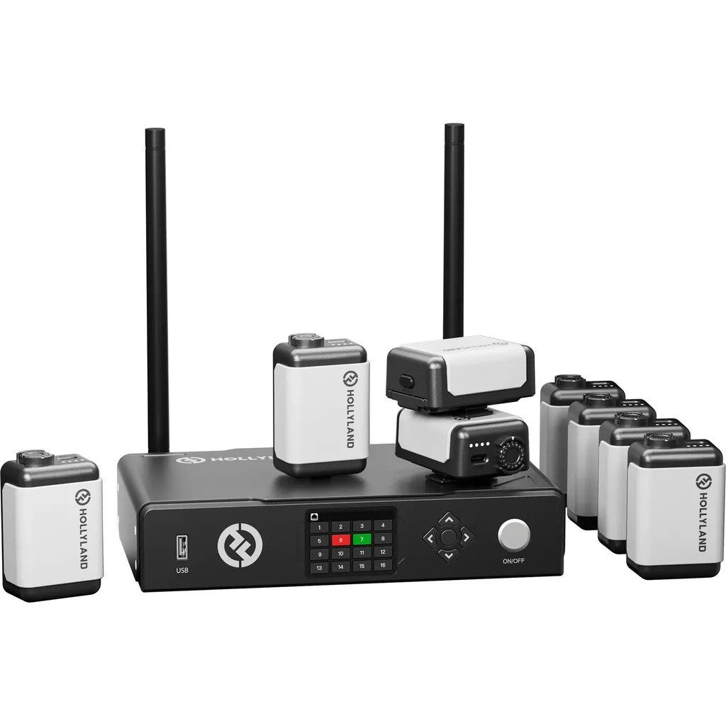 HOLLYLAND WIRELESS TALLY SYSTEM 4 LIGHTS/ 8 LIGHTS FOR VERSATILE SWITCHERS