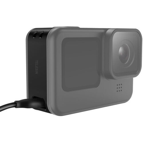 TELESIN GP-CLC-901 PLASTIC BATTERY DOOR WITH CHARGING PORT SLOT FOR GOPRO