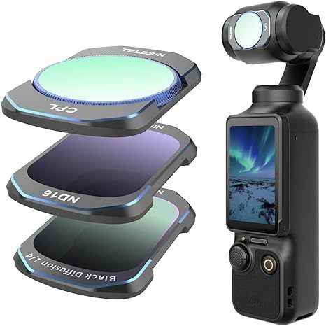 TELESIN S5-FLT-37-TDJ ND / CPL MAGNETIC FILTER KIT FOR DJI OSMO POCKET 3