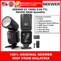 NEEWER Z3 100Ws 2.4G TTL Round Head Flash Speedlite Camera Flash Same like Godox V100