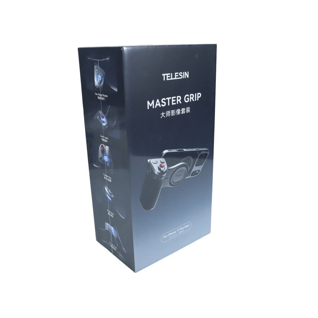TELESIN Master Grip Set for iPhone17 Pro Pro Max Magnetic Phone Camera Hand Grip Holder Powerbank