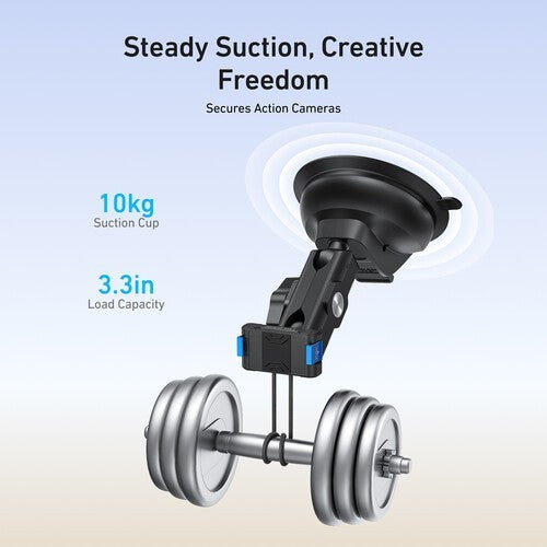 TELESIN S3-SUS-05-TDJ POWER SUCTION CUP MOUNT FOR DJI OSMO ACTION 3 4 5 PRO