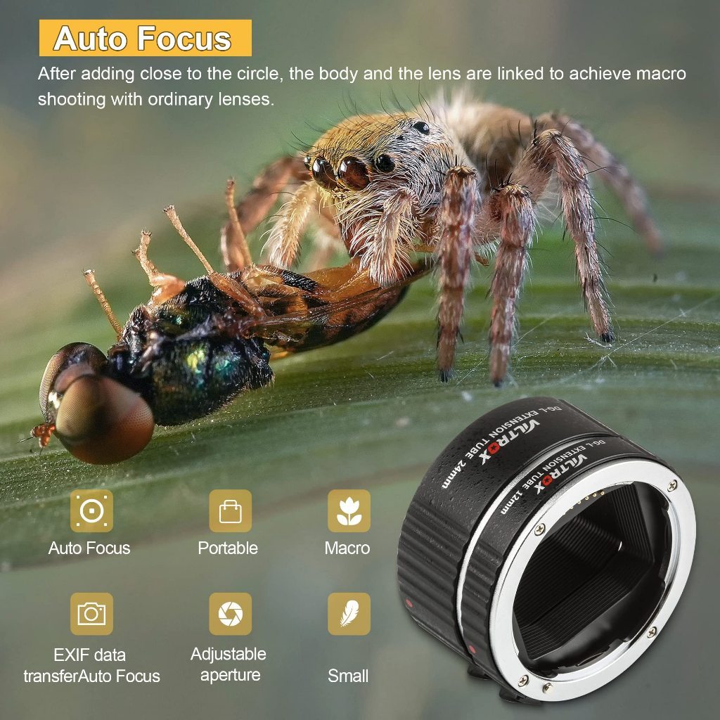 VILTROX DG-L Auto Focus Macro Extension Tube Set (Panasonic, Sigma FP FP L)